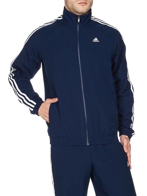 adidas anzug herren blau